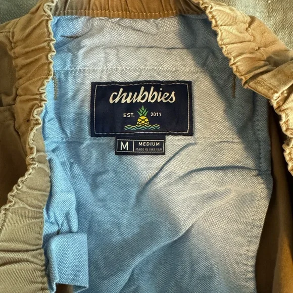 Chubbies “The Staples” Dark Khaki Shorts - 5.5” Sz. M - Picture 5 of 6
